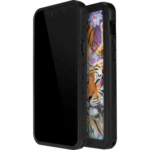Daydream Galaxy Tigers by Sheena Pike iPhone 15 Plus Waterproof Case